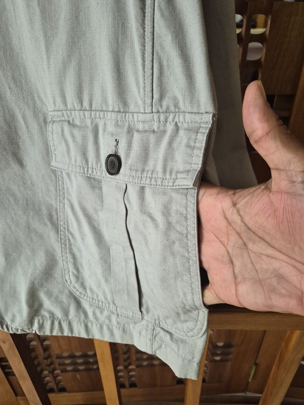 Vintage Y2K Travel Jacket By Haband, "Ripstop" Poplin, EIGHT Pockets, LIKE NEW! - Picture 16 of 16